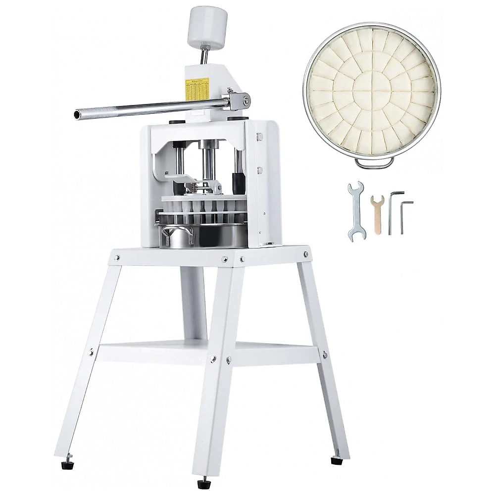 Divisor de Massa Manual VEVOR XZ-40 40 Porções Inox Cortador Comercial para Padaria