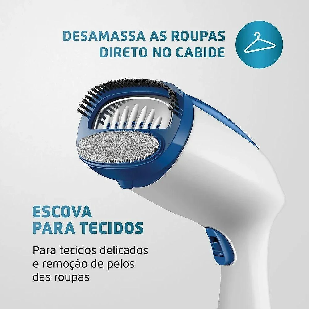 Passadeira Portátil Mondial Fast Steam VP-09 1200W 0,3L Saída de Vapor Ajustável Azul 110V