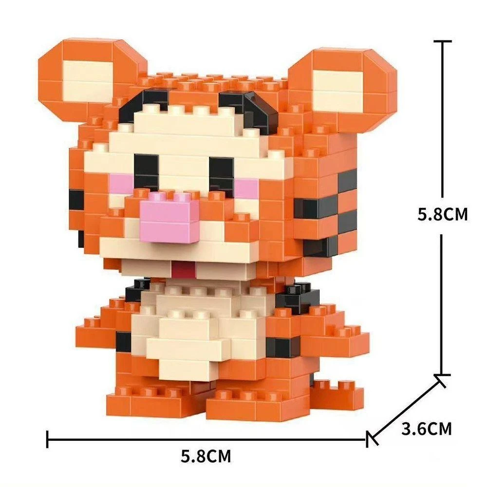 Brinquedo Blocos de Montar Infantil w2601-21 Educativo em Plástico ABS com Animais OEM