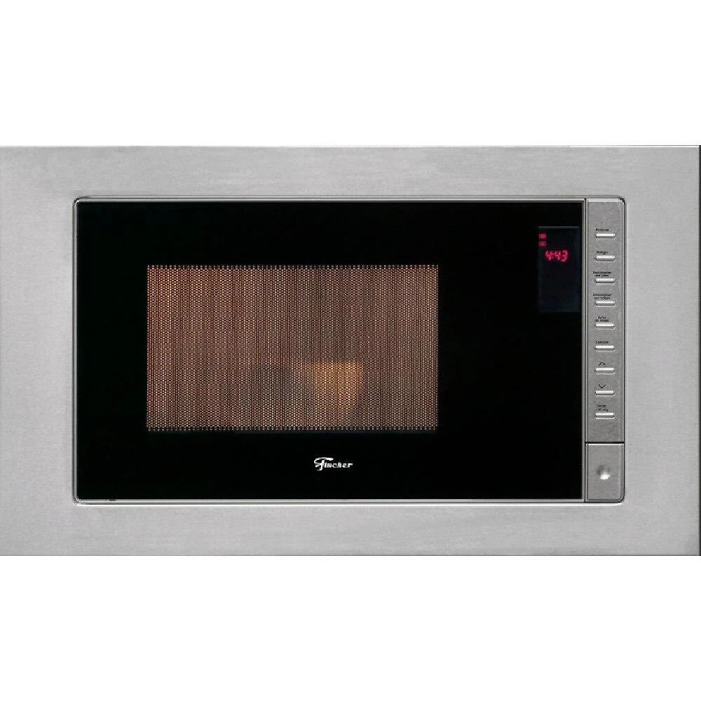 Micro-ondas de Embutir Fischer Fit Line, 25 litros, Moldura Inox 