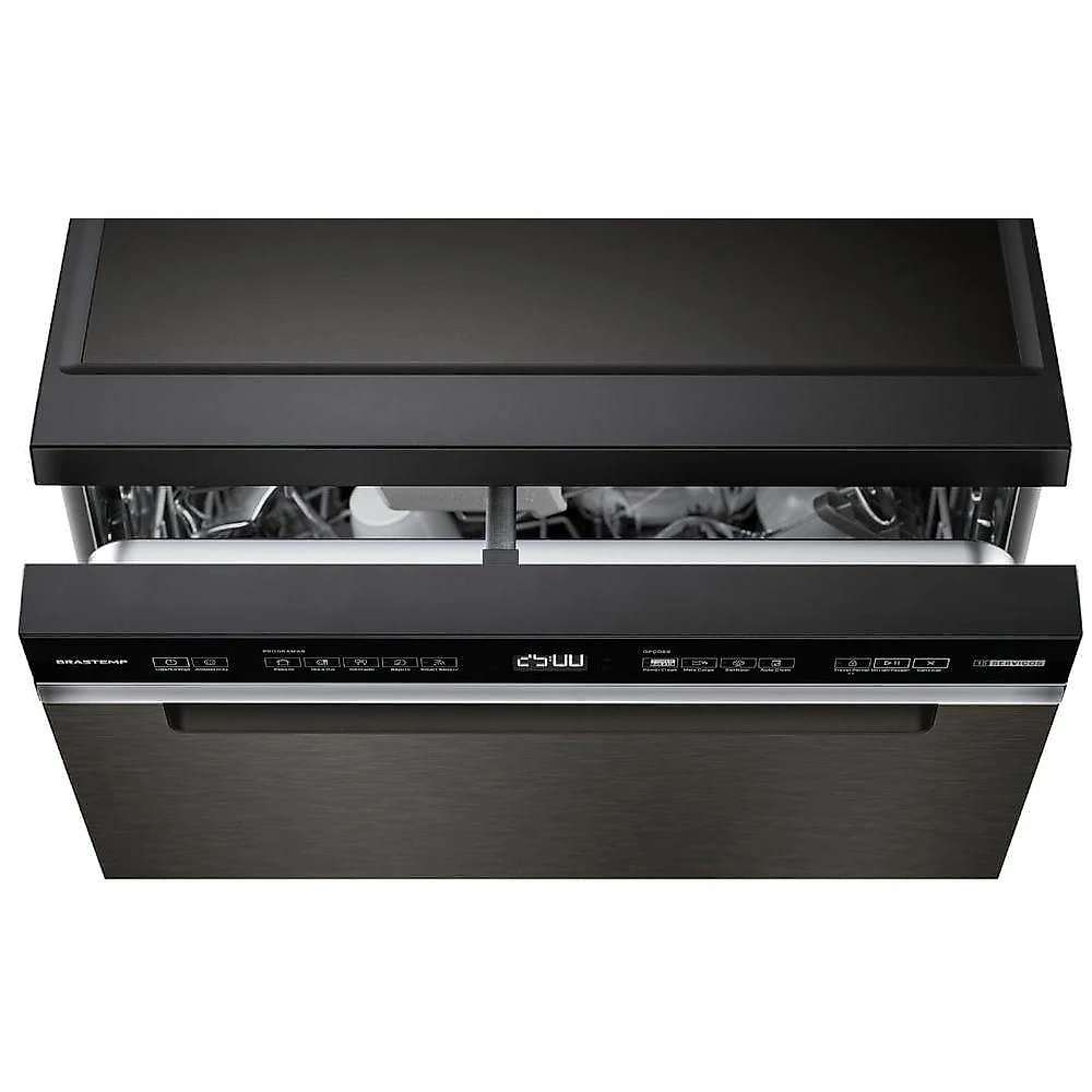 Lava Louças Brastemp Eclipse 15 Serviços Power Clean Preta BLF62APBNA 220V
