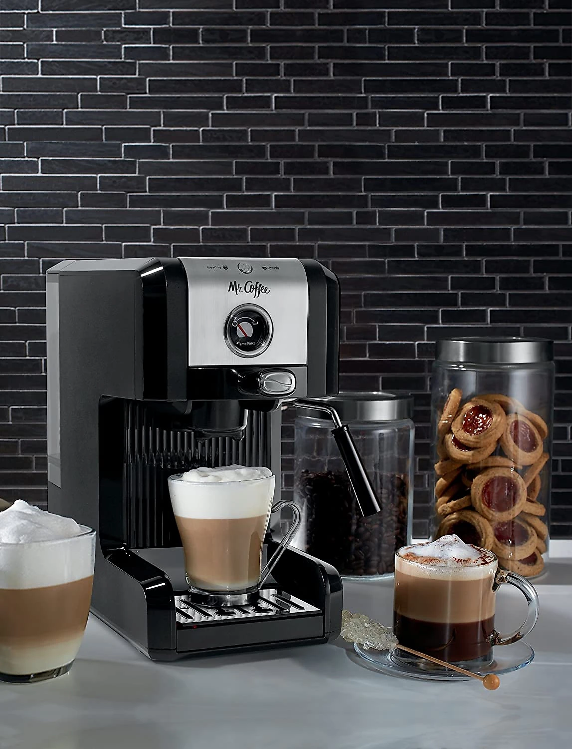 Mr Coffee Máquina de Café Expresso 15 Bar Automática Ca pacidade 890 mL 110V Preto