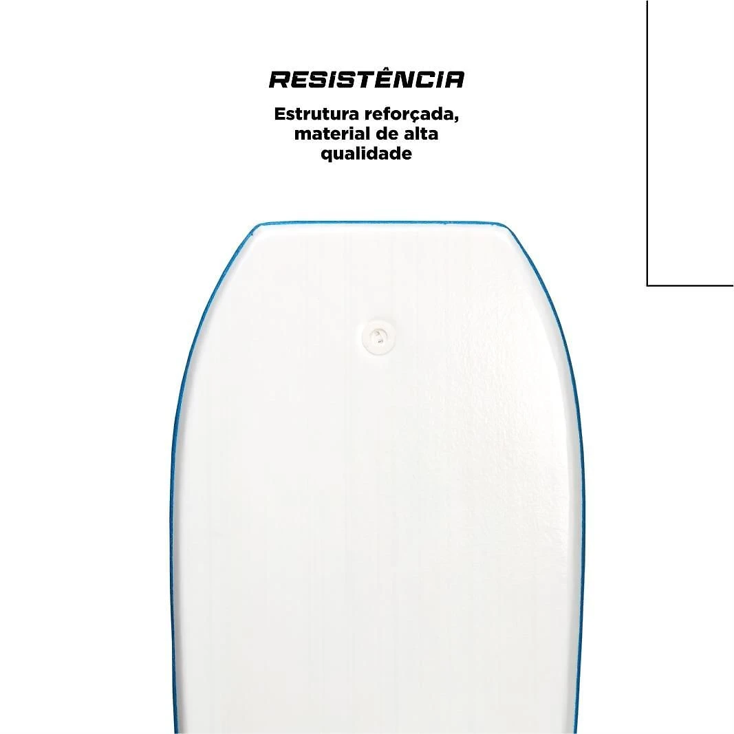 Miniatura Prancha Bodyboard Semi-Pro 41 Nomar Surf Azul Com Leash