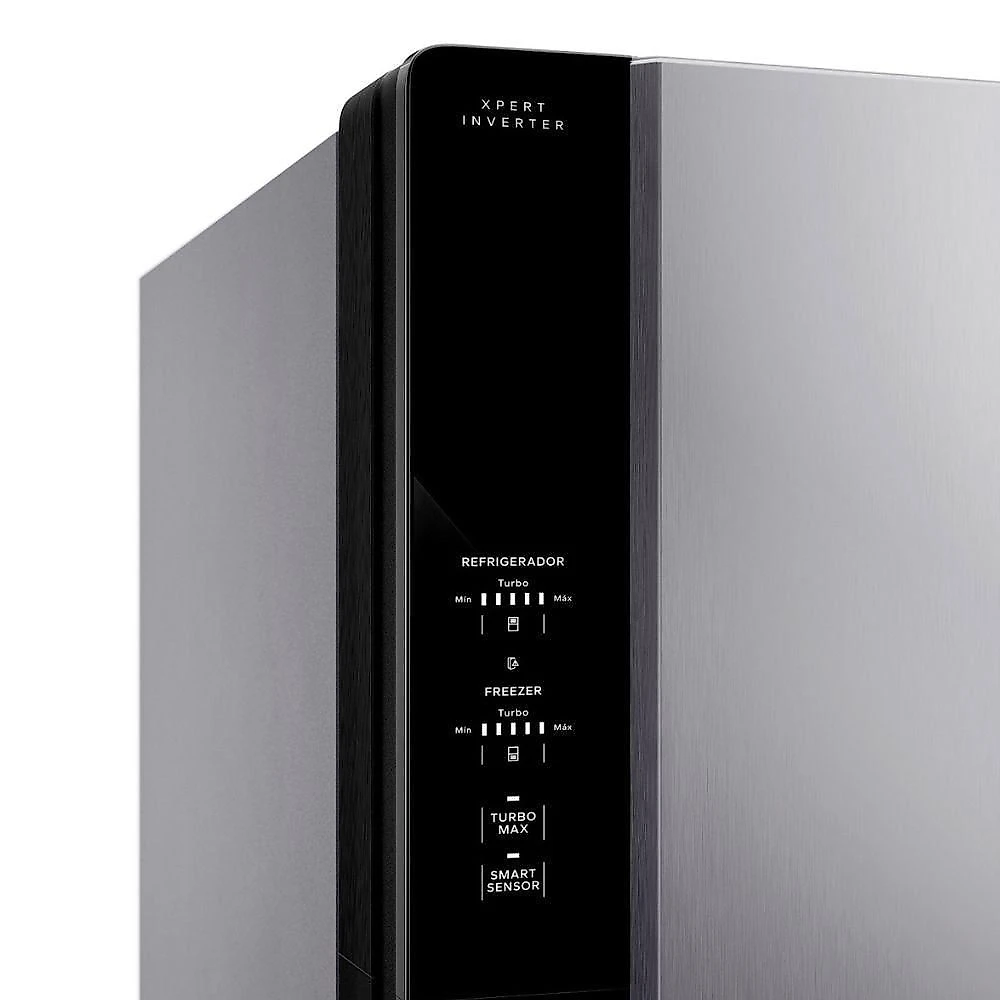 Refrigerador BRE66AK Frost Free Inverse 500L Brastemp Inox Bivolt