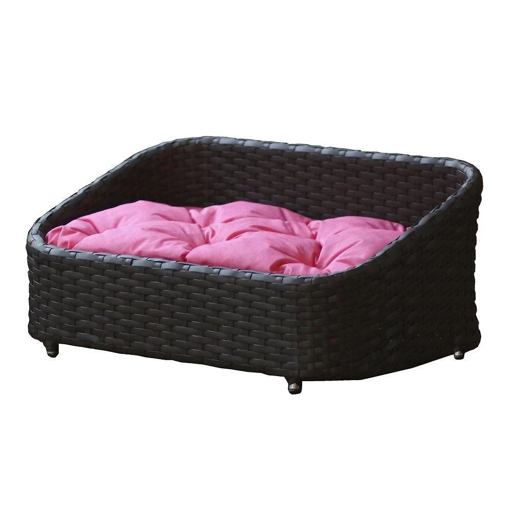 Cama Pet Chaise Pet Retangular Fibra Alumínio Cão E Gato Tabaco