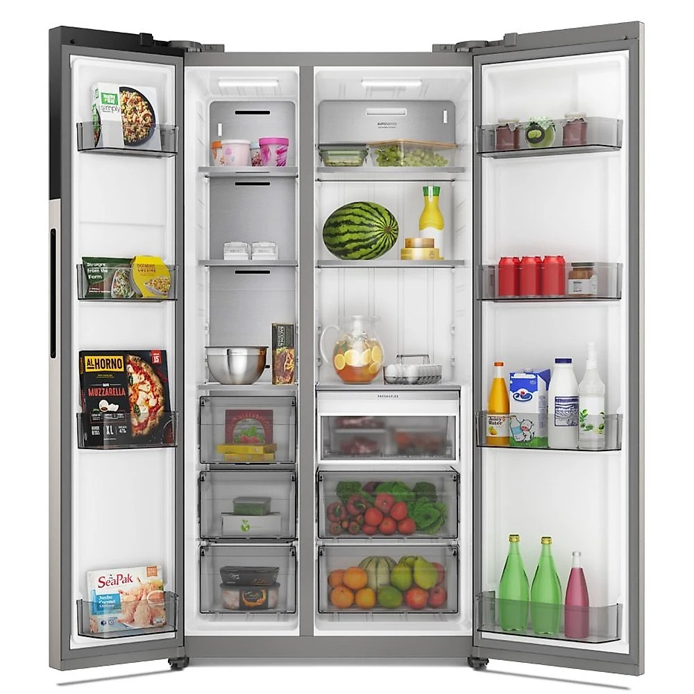 Refrigerador Side by Side Electrolux 2 Portas Frost Free 624 Litros AutoSense Inox Look - ES60S Bivolt