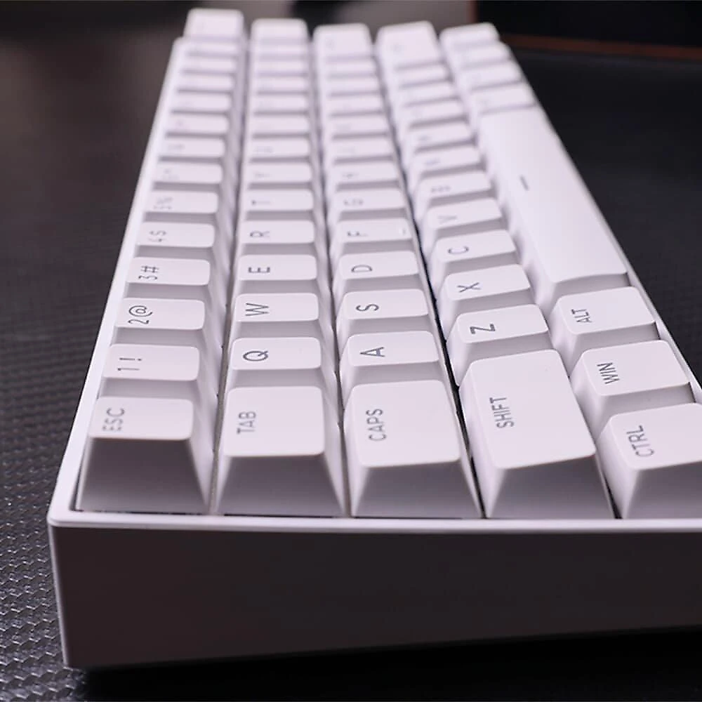 Teclado Magnético Gamer MCHOSE Ace 60 Hall Effect, RGB, Switch Magnético Uranus Standard, Branco - Ace60-7A
