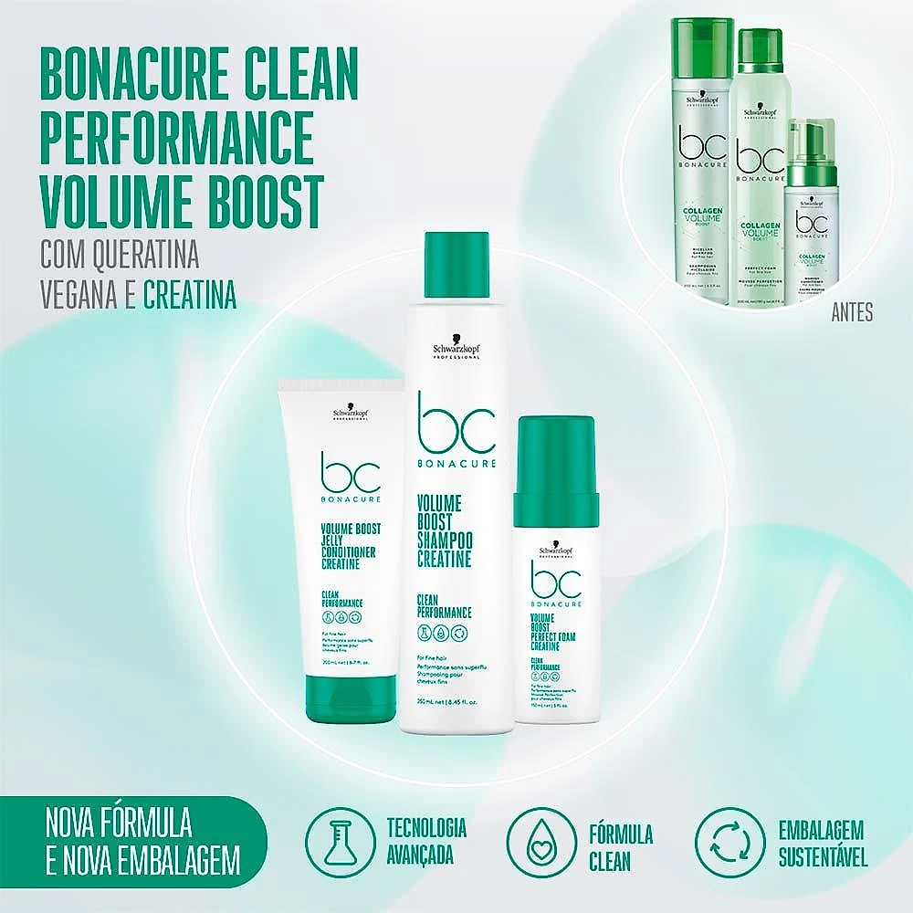 Schwarzkopf bc clean performance volume boost condicionador 200ml