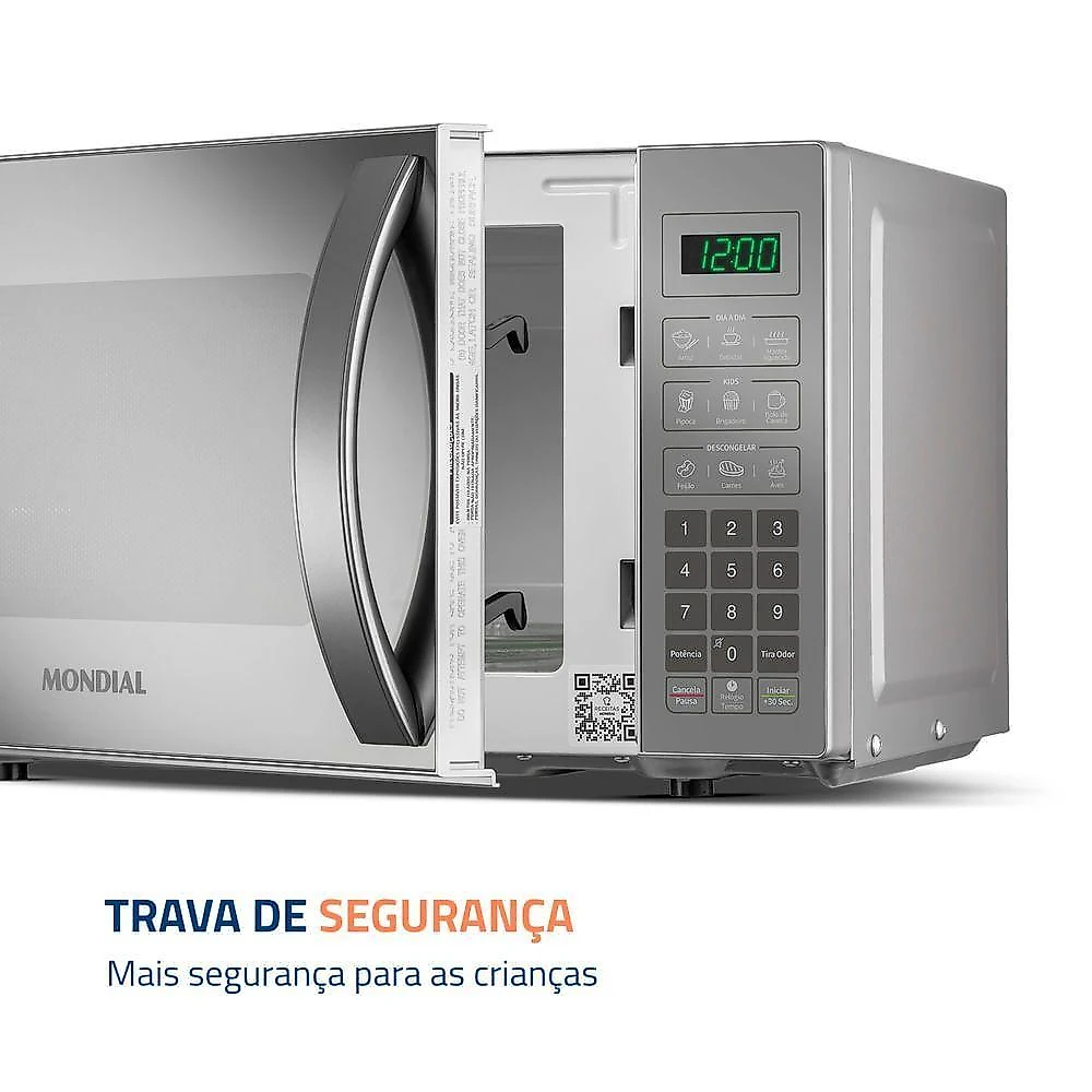 Micro-ondas Mondial 21L 1200W MO-01-21-E 60hz 127V
