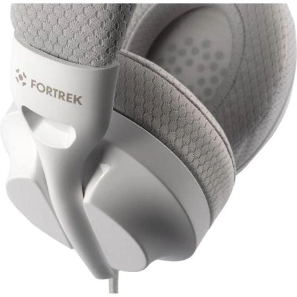 Headset 7.1 Fortrek Wise USB com Microfone Retrátil Branco