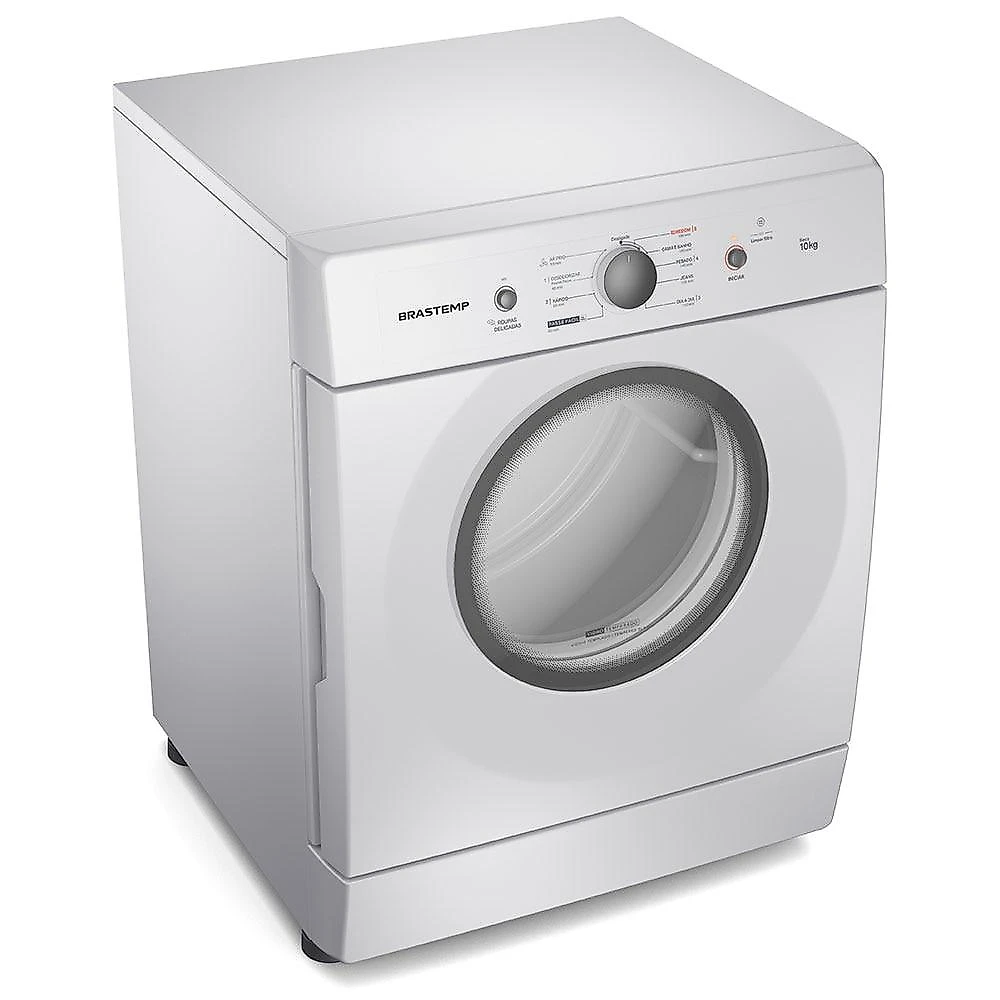 Secadora de Roupas Brastemp 10Kg BSR10BB com Filtro de Fiapos, Branco - 220 Volts