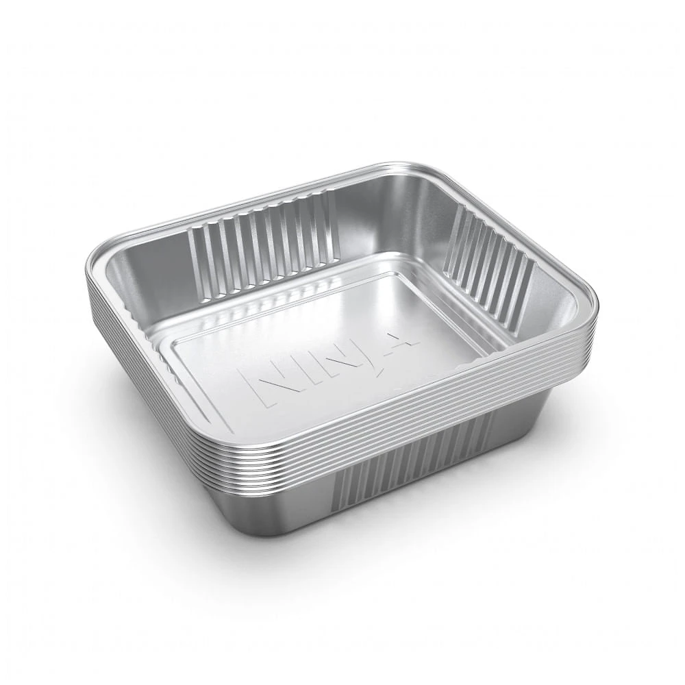 Forros de Bandeja de Gordura Ninja FlexFlame XSKGRSTRAYLNR Alumínio Kit com 10 Unidades Compatível com PG300