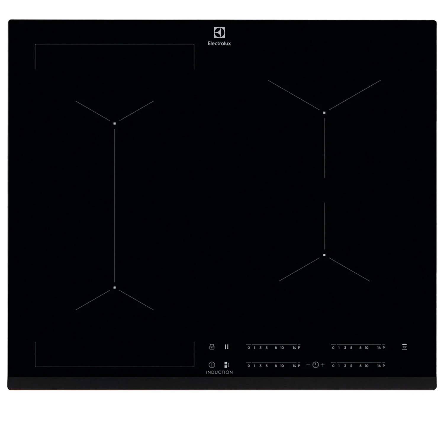 Miniatura Cooktop por Indução 4 Bocas Electrolux de Vidro Preto IE60P 220