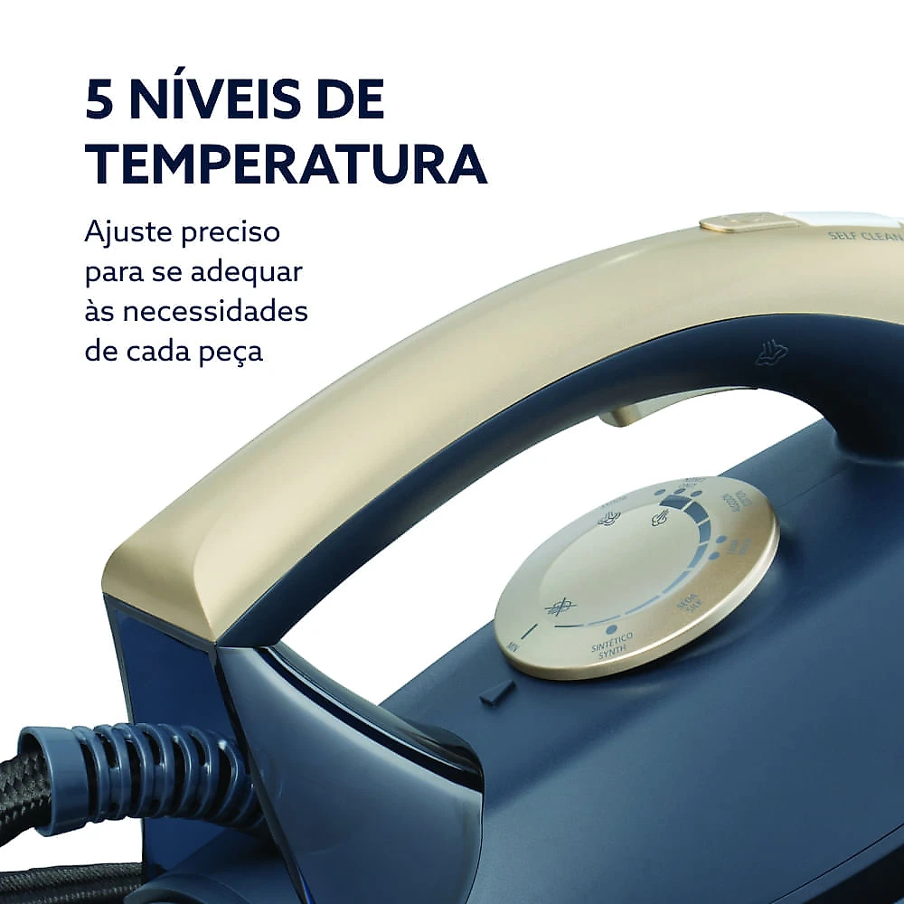 Ferro a Vapor Oster Steam Genera com 1,5 Litros de Capacidade Azul - GCSTSG15 110