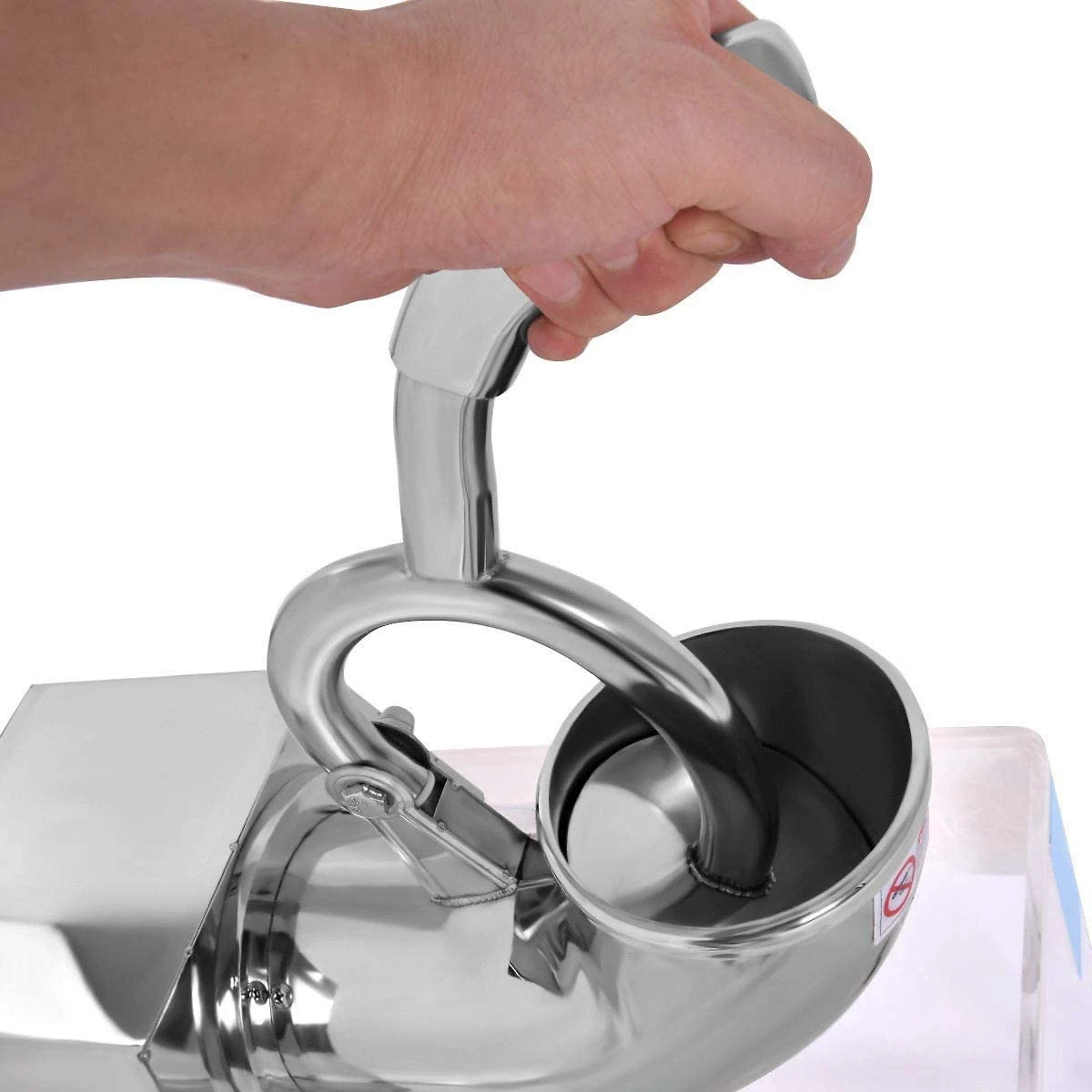 Costzon Máquina de Raspadinha Industrial Aço Inoxidável 199 kg h 110V Prata