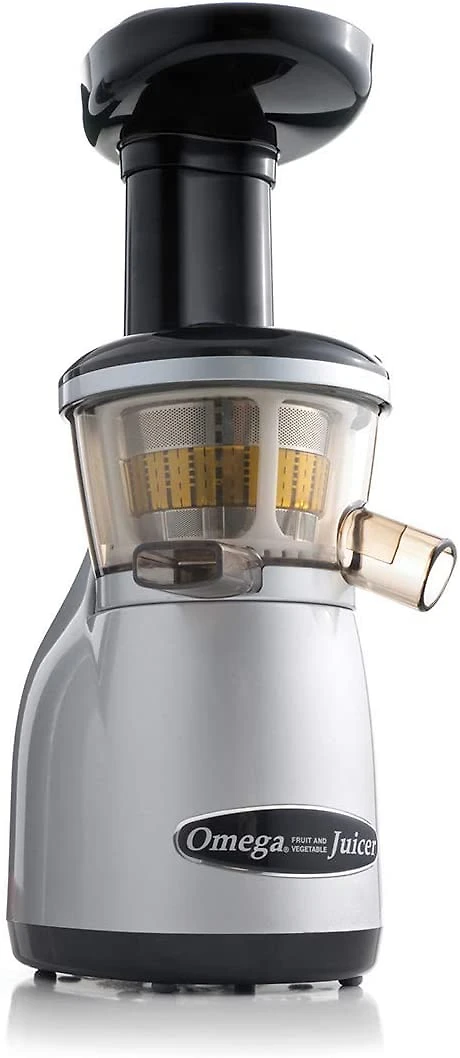 Omega Espremedor Vertical 150W 3 Configurações Função Reversa Prata 110V