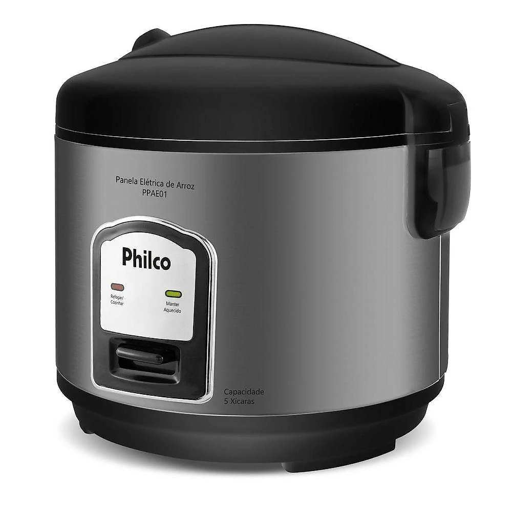 Panela De Arroz Elétrica Philco 5 Xícaras 1,6L PPAE01 220V