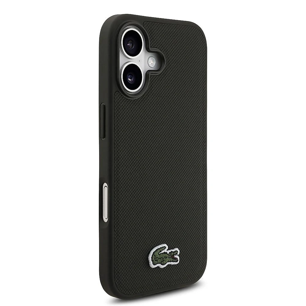 KIT Capa iPhone 17 e Cabo USB-C Lacoste, Preta