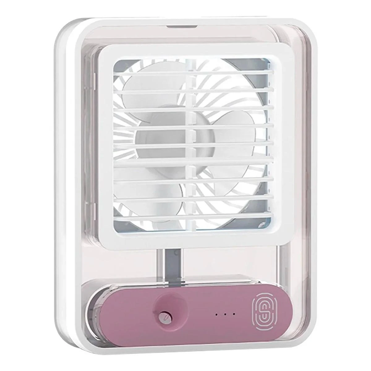 Mini Ventilador Névoa Água USB Portátil 3 Velocidades