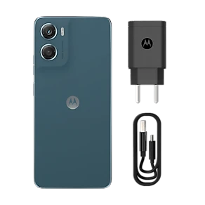 Smartphone Motorola Moto G06 4G Tela 6,9” 128GB Câmera 50MP Azul Marinho