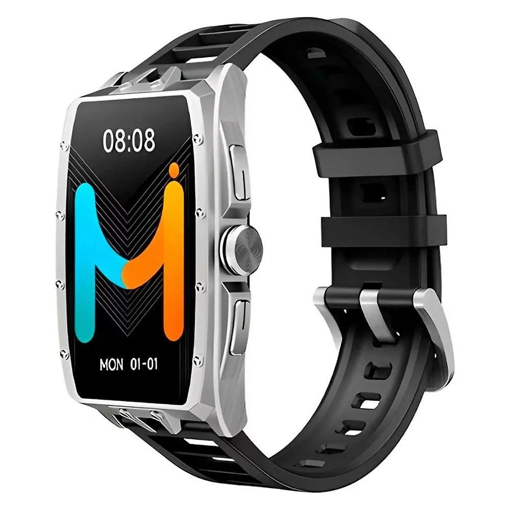Smartwatch Imilab Imiki MB1 Tela 1,55" AMOLED Monitor Cardíaco e Oxímetro 10 Dias Bateria Prata