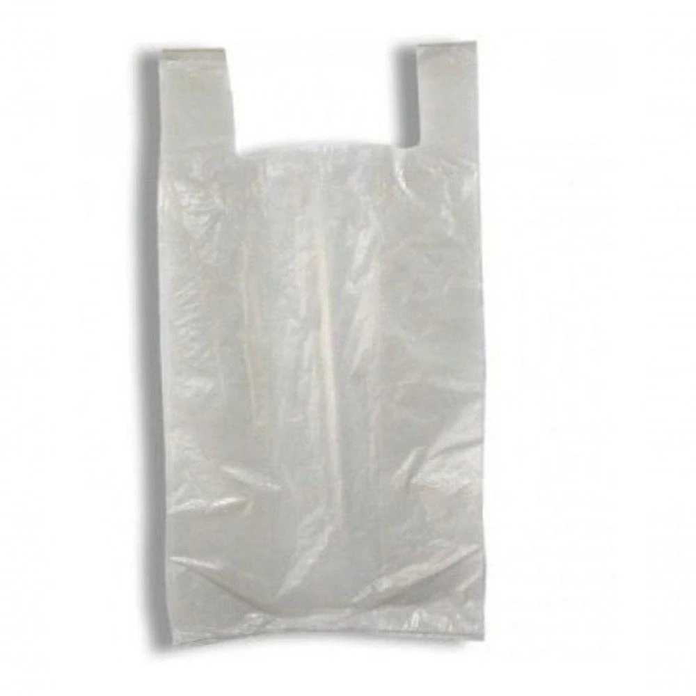 Sacola Plástica Reciclada Sacolas Plasticas Branca Reforçada 60x80 5 kg Alta Resistência Creme