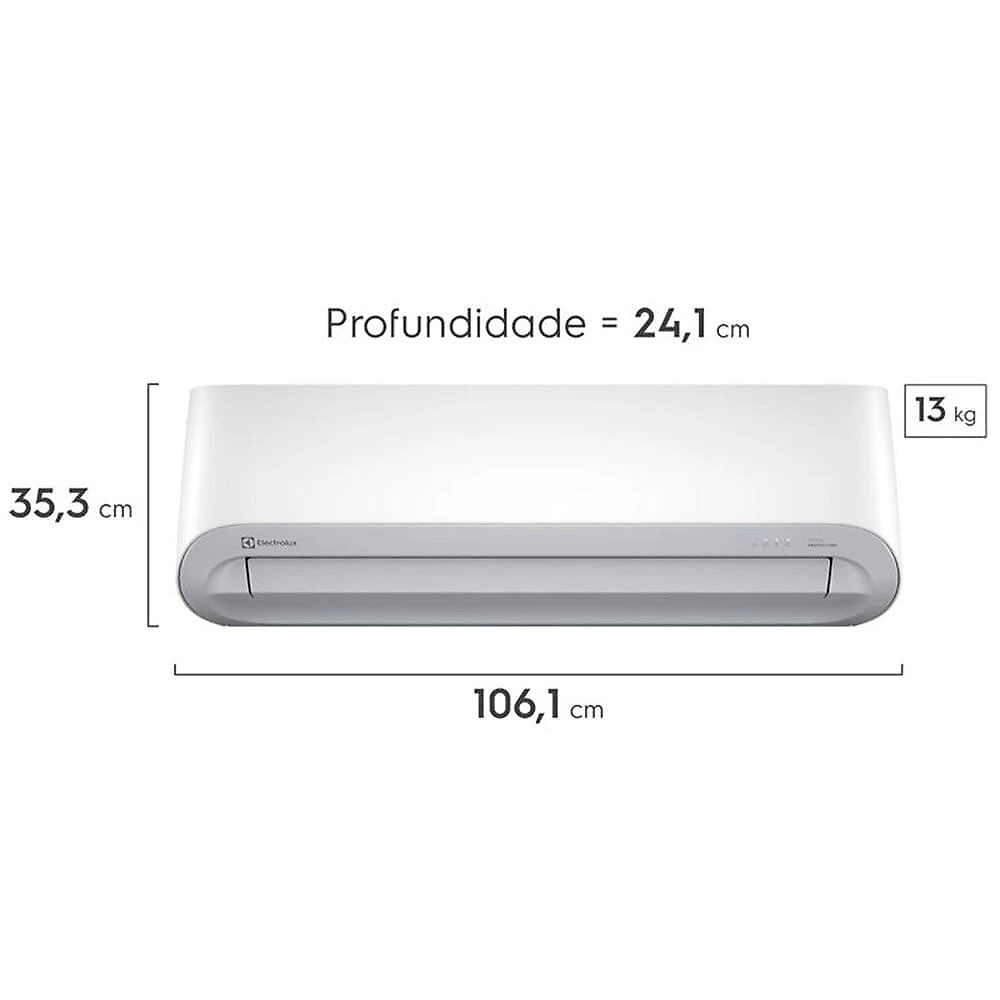 Ar-Condicionado Electrolux Inverter Split 24000 BTUs Quente/Frio - JI24R Branco - 220V