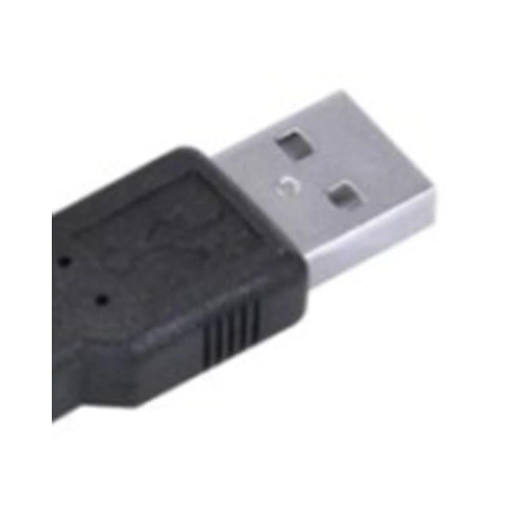 Cabo Adaptador PS2 para USB 30cm sem Drivers Preto Vinik