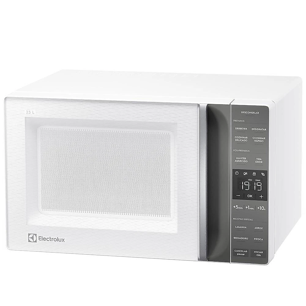 Micro-ondas electrolux efficient me23b função manter aquecido desidratar branco 23l 110