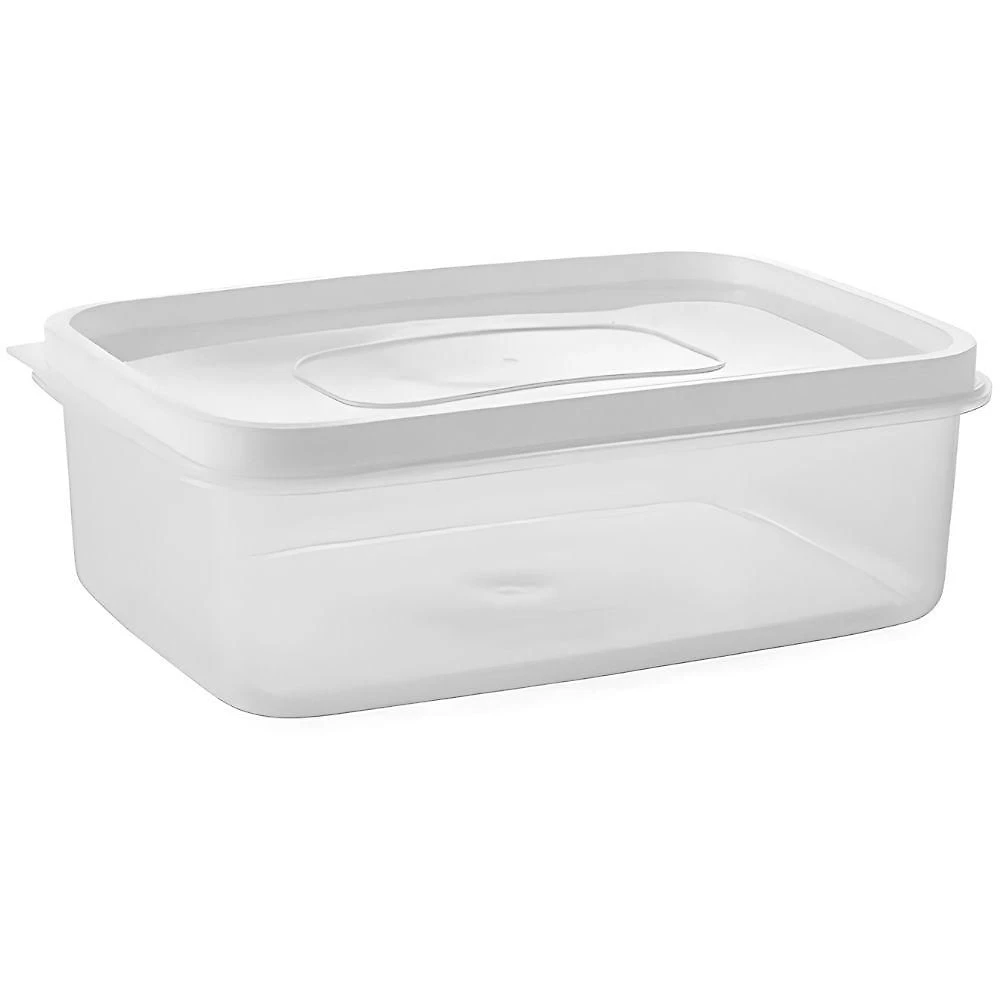 Pote com Tampa 1,8L Plástico para Micro-ondas e Freezer Transparente Plasútil