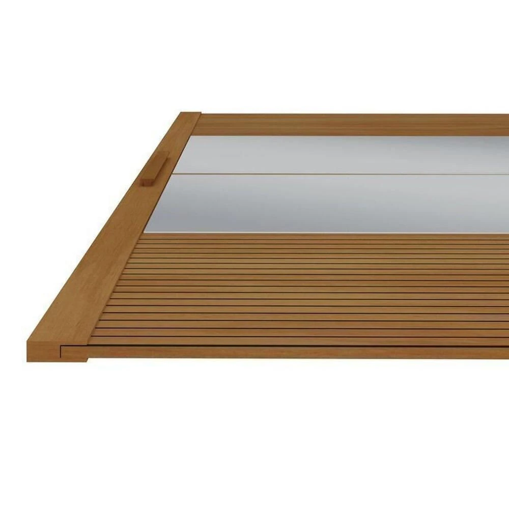 Quarto Casal com Guarda-Roupa 2 Portas de Correr, Cômoda e 2 Mesas de Cabeceira Malthus Nature