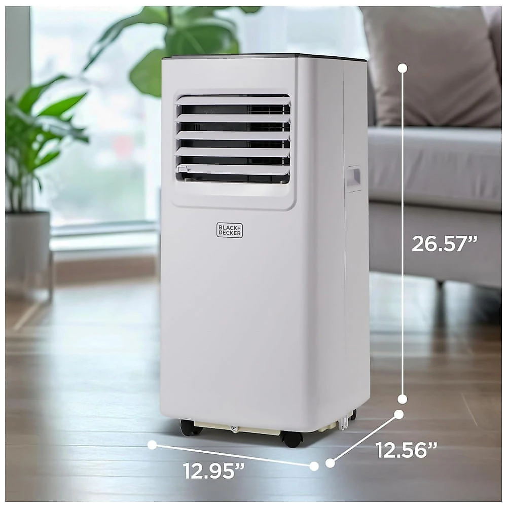 Ar-condicionado Portátil BLACK+DECKER 8.000 BTU, 5.100 BTU SACC, com Controle Remoto Wifi, Ar Condicionado de 31 polegadas, Ventilador Desumidificador Ar-condicionado Portátil BLACK+DECKER 8.000 BTU, 5.100 BTU SACC, com Controle Remoto Wifi, Ar Condicionado de 31 polegadas