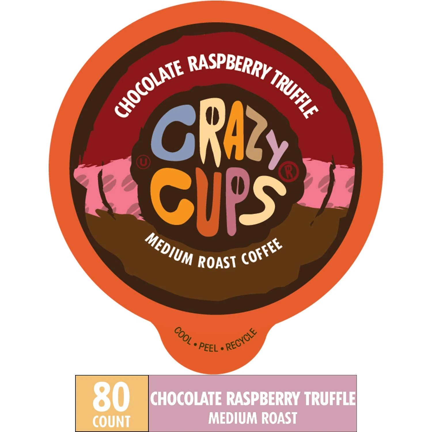 Keuring Kcup Crazy Cups Café trufa de framboesa com chocolate 80u1u2espresso
