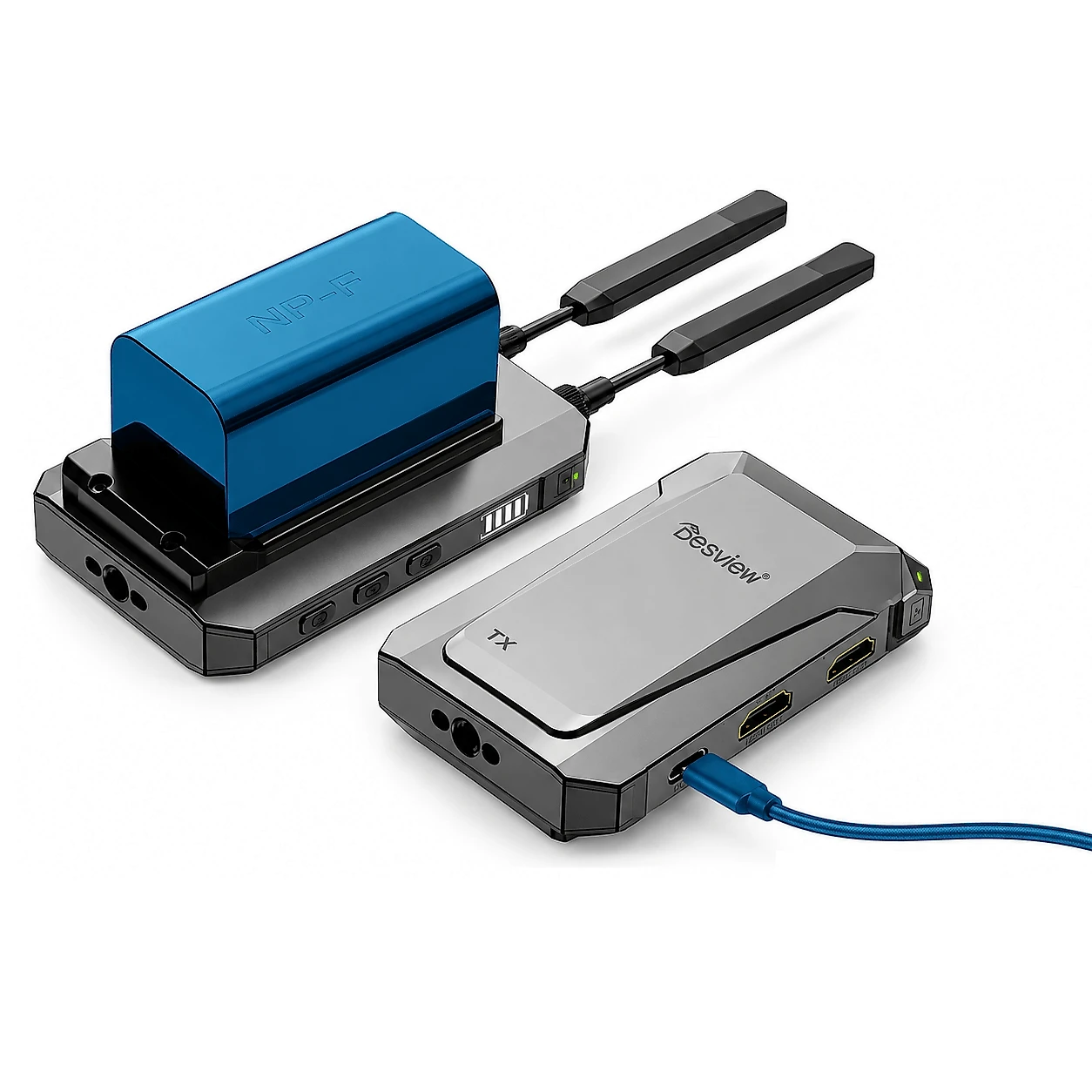 Transmissor Desview Thunderbolt TX HDMI Sem Fio 1080p60 para Câmeras e Smartphones