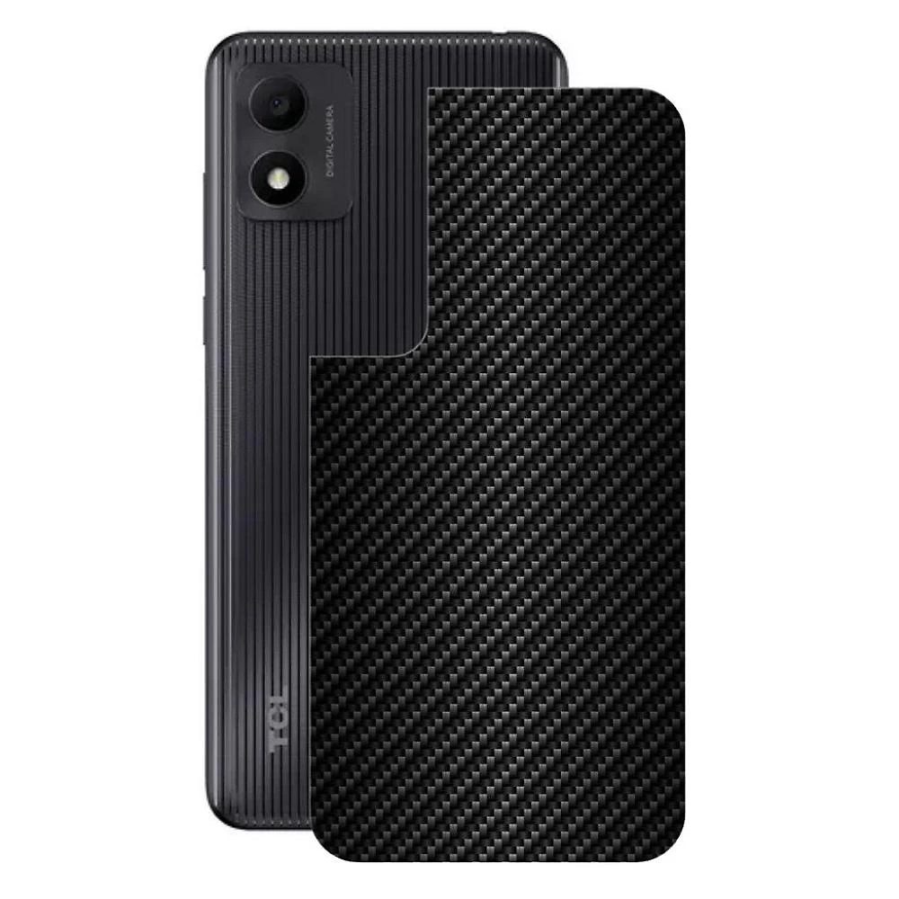 Película para TCL 305i - Traseira de Fibra de Carbono Preta - Gshield