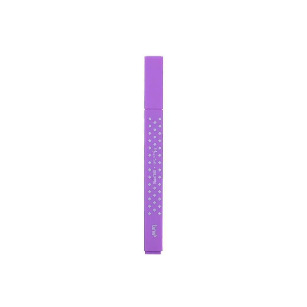 Marca Texto BRW Square com Ponta Chata Secagem Rápida 1 Unidade Roxo