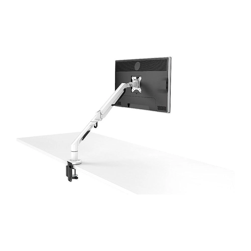 Suporte de Mesa Articulado para Monitor de 17" a 36" FlexiSpot MA8, Ajustes com Pistão a Gás, VESA, Branco - MA8W