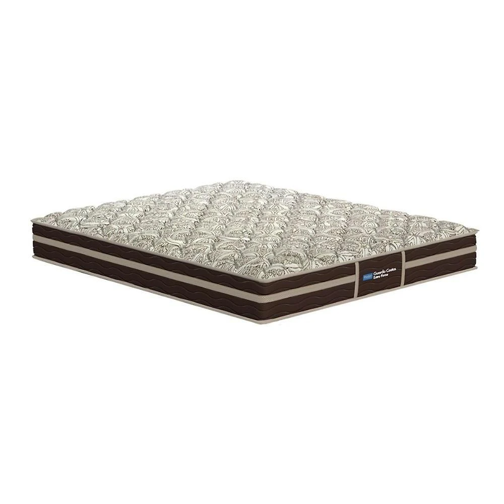 Colchão Viúva Espuma D28 Euro Pillow Extra Firme 128x188x24CM Marrom Probel