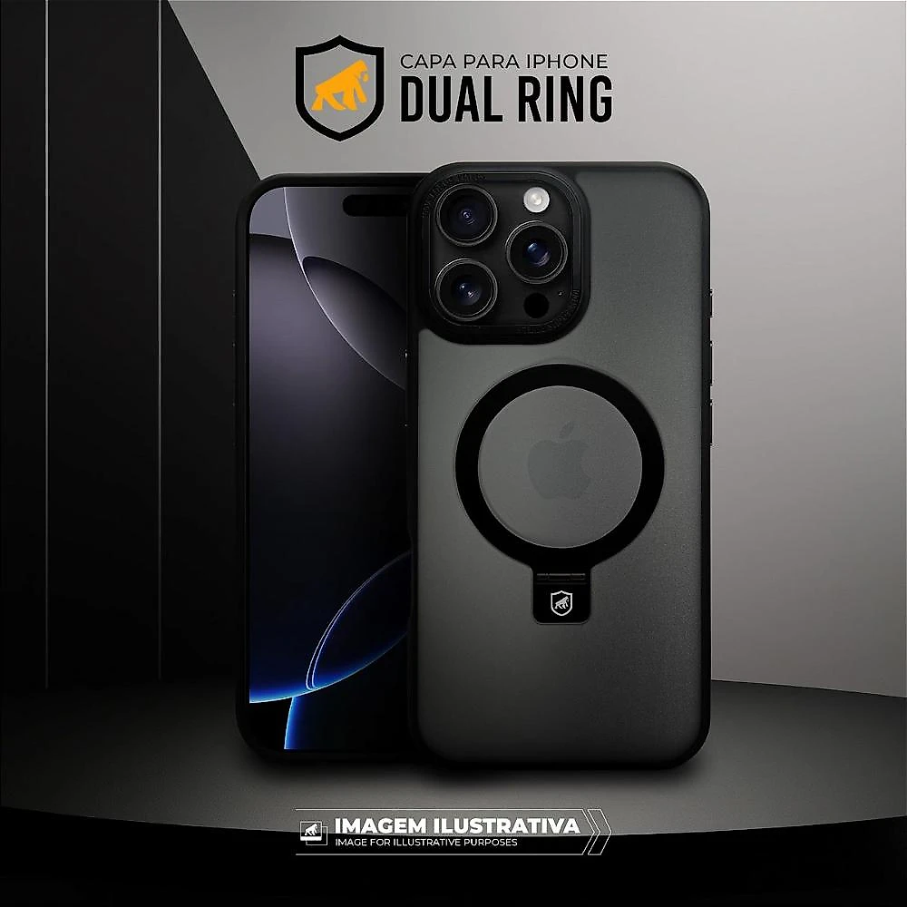 Capa para iPhone 16 Pro - Dual Ring - Gshield