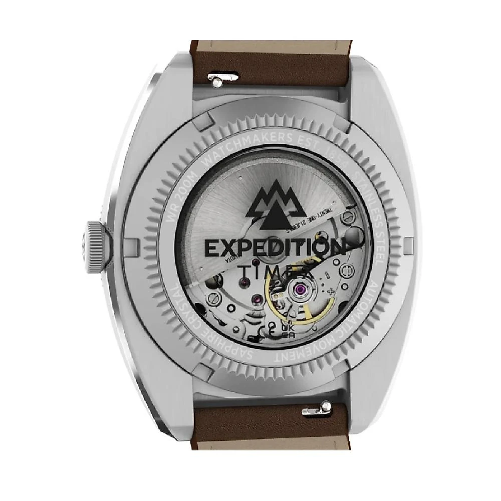 Relógio Timex Expedition Pioneer Automatic TW2Y87500 41mm Couro