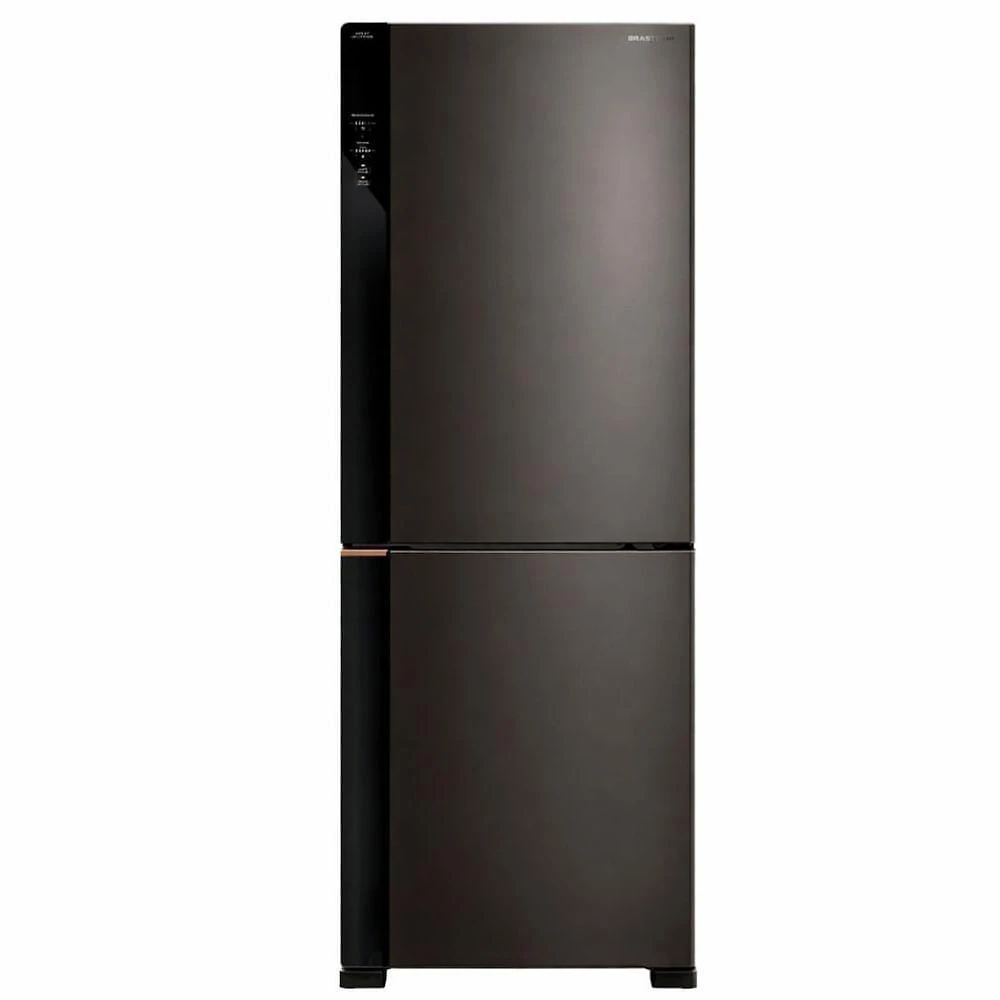 Geladeira Brastemp BRE66AE Frost Free Inverse 500 Litros Duplex Preta Inox Bivolt