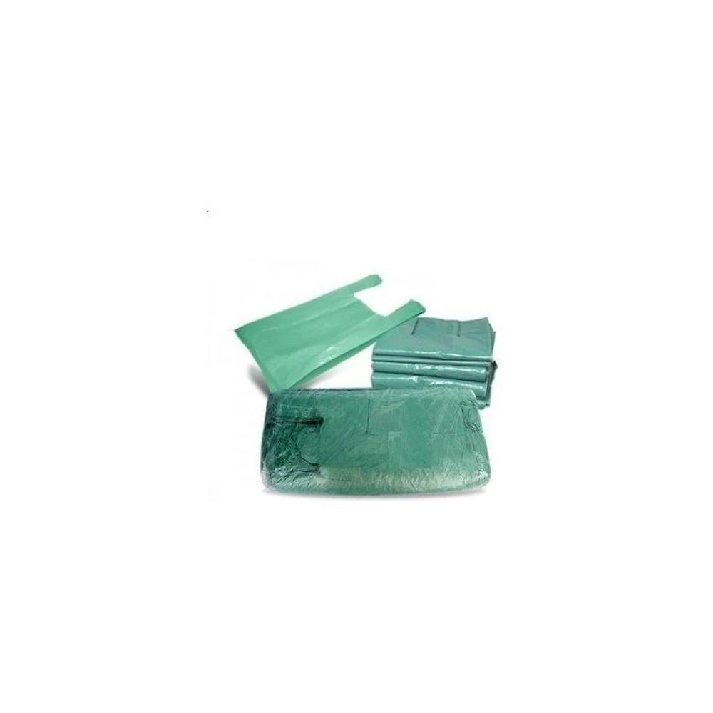 Sacolas Plásticas Recicladas 2-30x40 1- 60x80 Verde