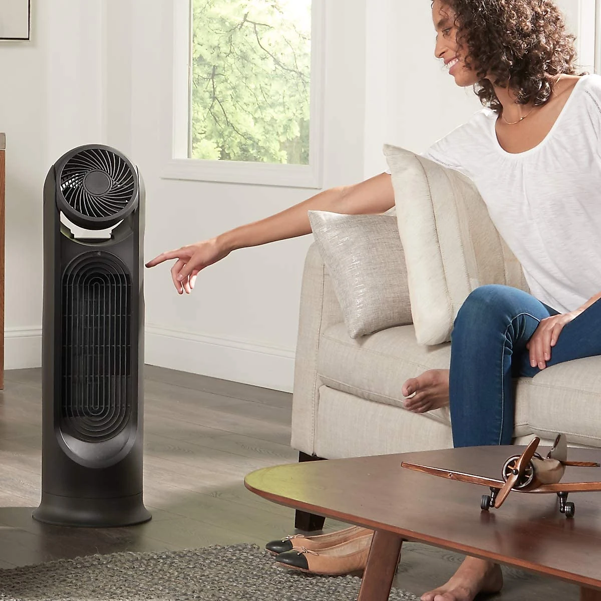 Ventilador Honeywell TurboForce Torre preto
