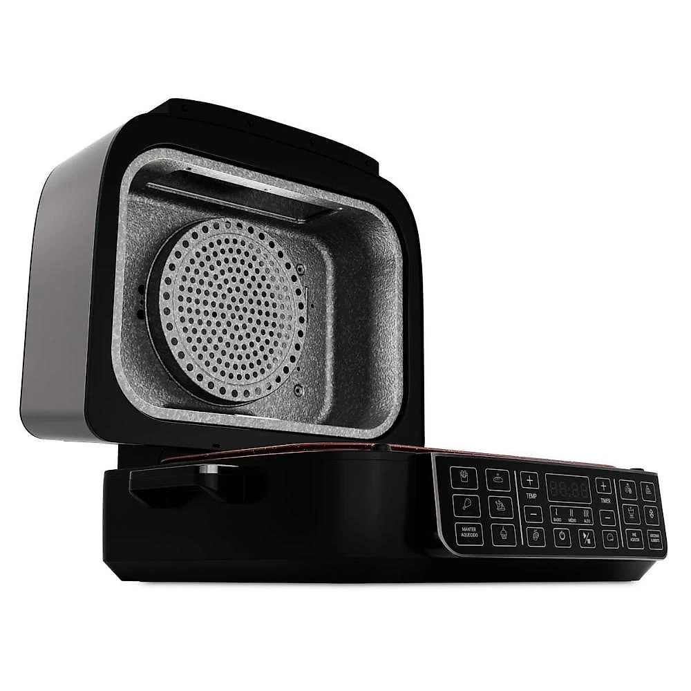 Fritadeira elétrica air fryer philco paf12a barbecue digital 12l preta 110