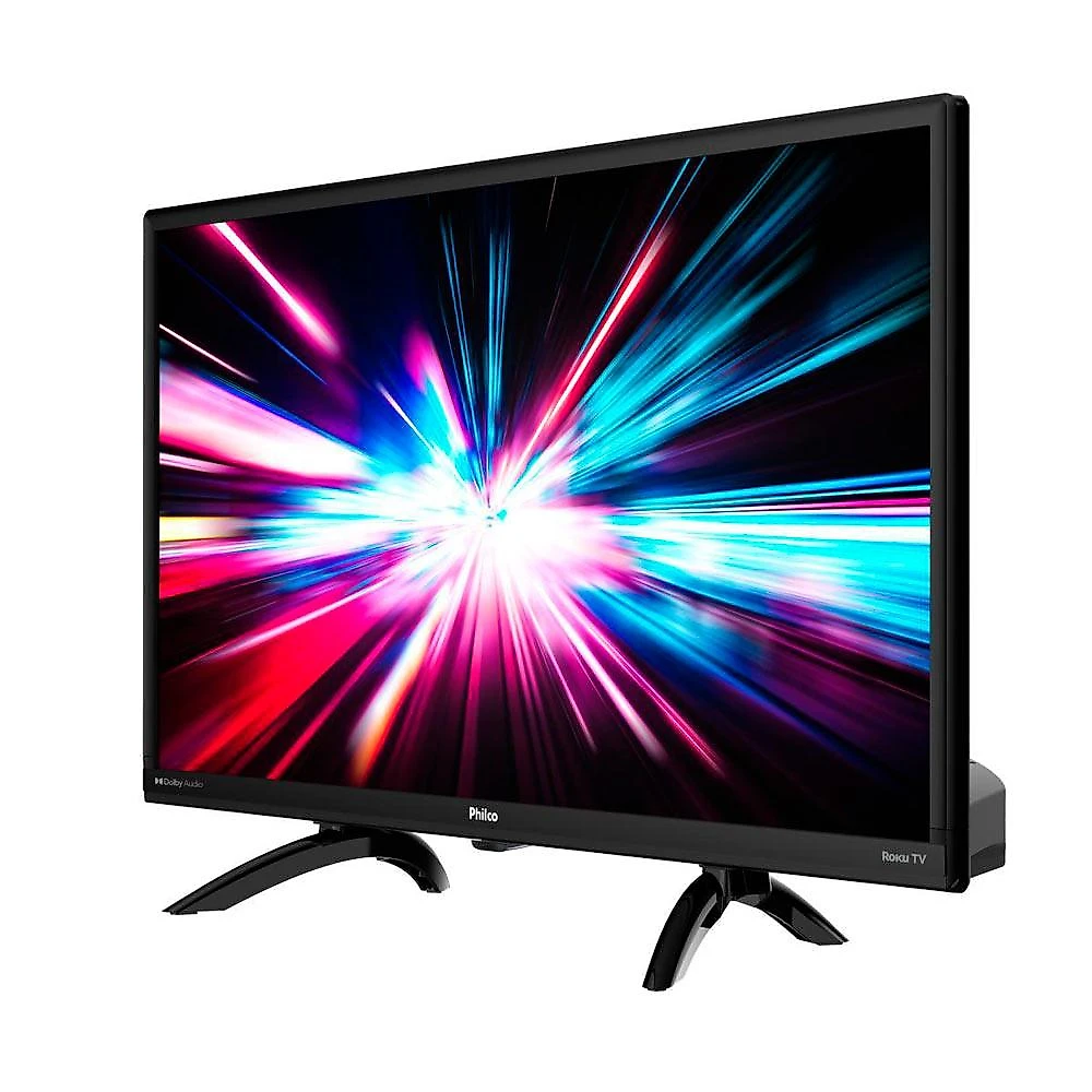 Smart Tv Led 24" Roku Tv Dolby Audio PhilcoTV24G5YR2CP Smart Tv Led 24" PSmart Tv24g5yr2cp Philco