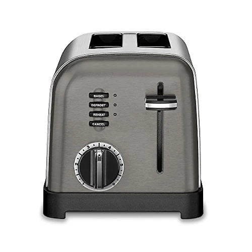 Torradeira Elétrica 2 Fatias Aço Inoxidável Cuisinart CPT160BKS 110V
