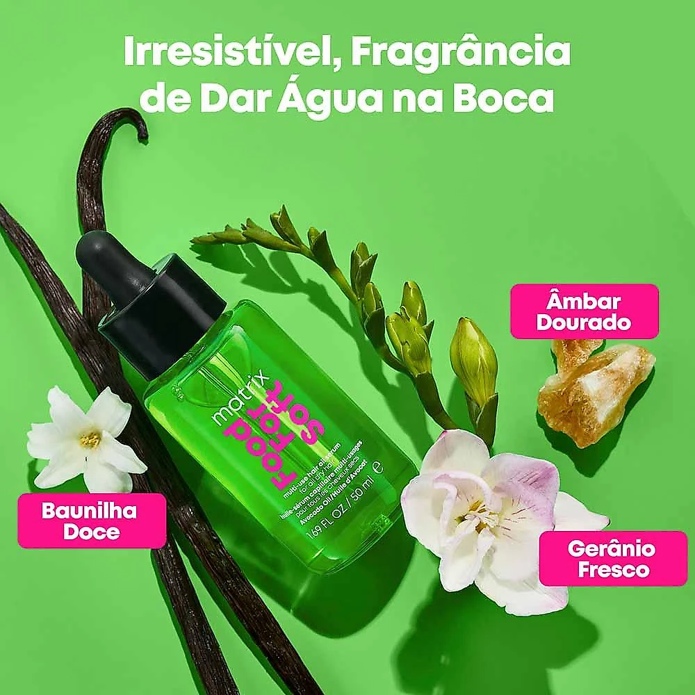Óleo capilar hidratante matrix food for soft 50ml
