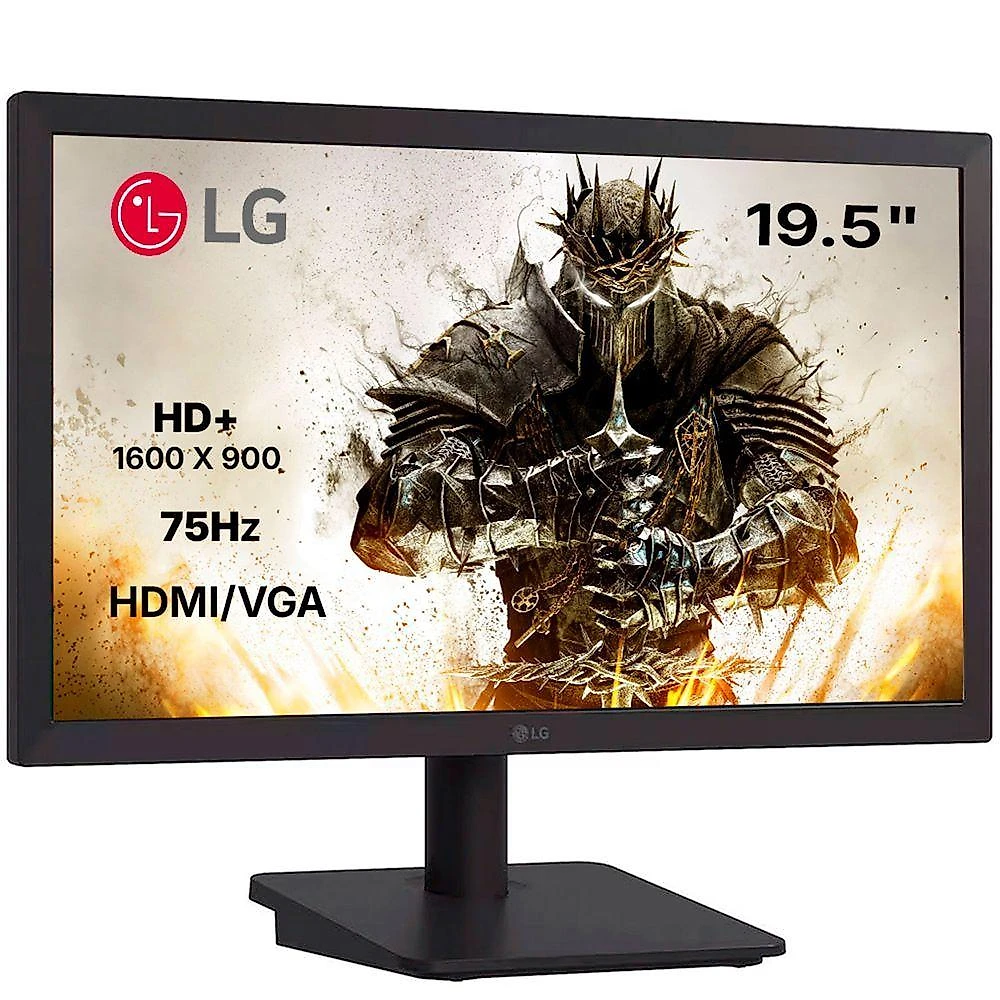 Monitor LED 20U401A-B 19,5" 1600x900 HD+ TN 75Hz com HDMI e VESA LG