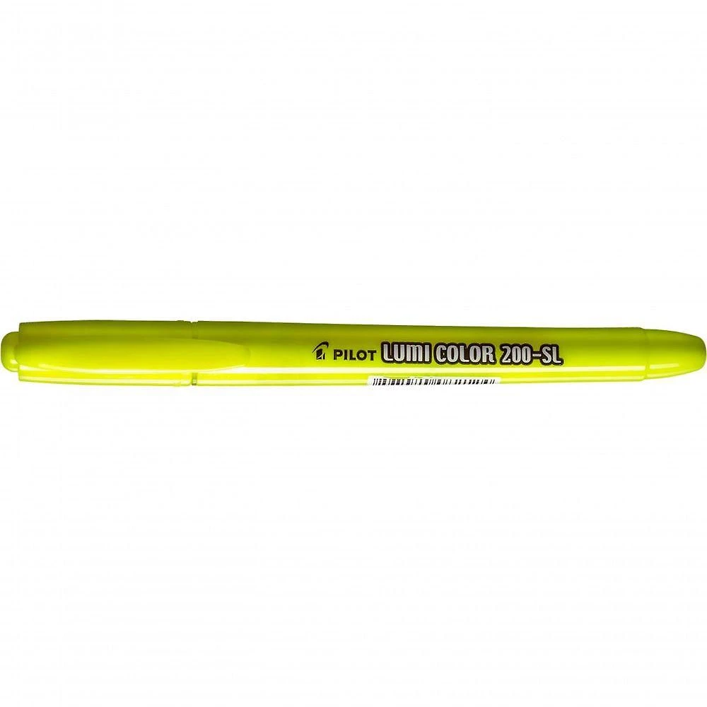 Marca-texto Pilot Lumi Color com Tinta Fluorescente e Ponta Chanfrada 4.0MM 1 Unidade Amarelo