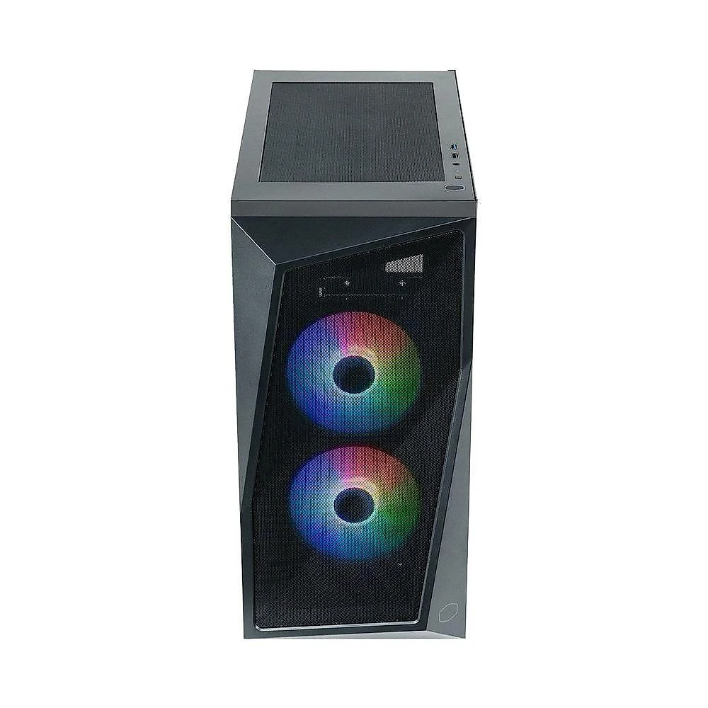 Gabinete Cooler Master Cmp 320 Lateral De Vidro - 2 Fans Argb De 120 Mm - Preto - Cp320-kgnn-s00